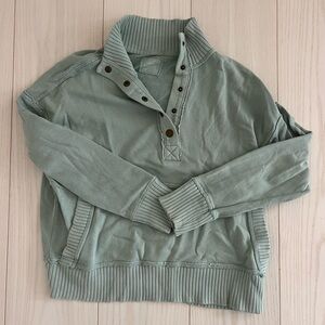 Aerie quarter snap sweatshirt